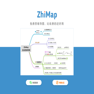 ZhiMap - 在线思维导图、电脑与手机微信里都能作图