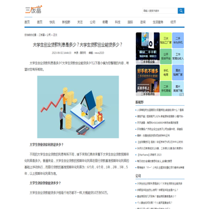 大学生创业贷款利息是多少？大学生贷款创业能贷多少？_三板富财经网