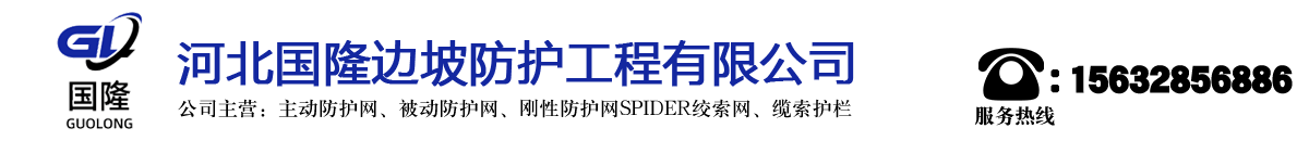 被动边坡柔性防护网,主动环形绞索蜘蛛网,拦石钛克TECCO网-国隆边坡防护工程